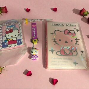 Hello Kitty Pink and Purple Stationery Set